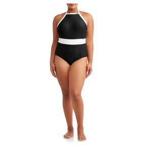 5X New Women’s plus size swimsuit Terra & Sky 1 Pc